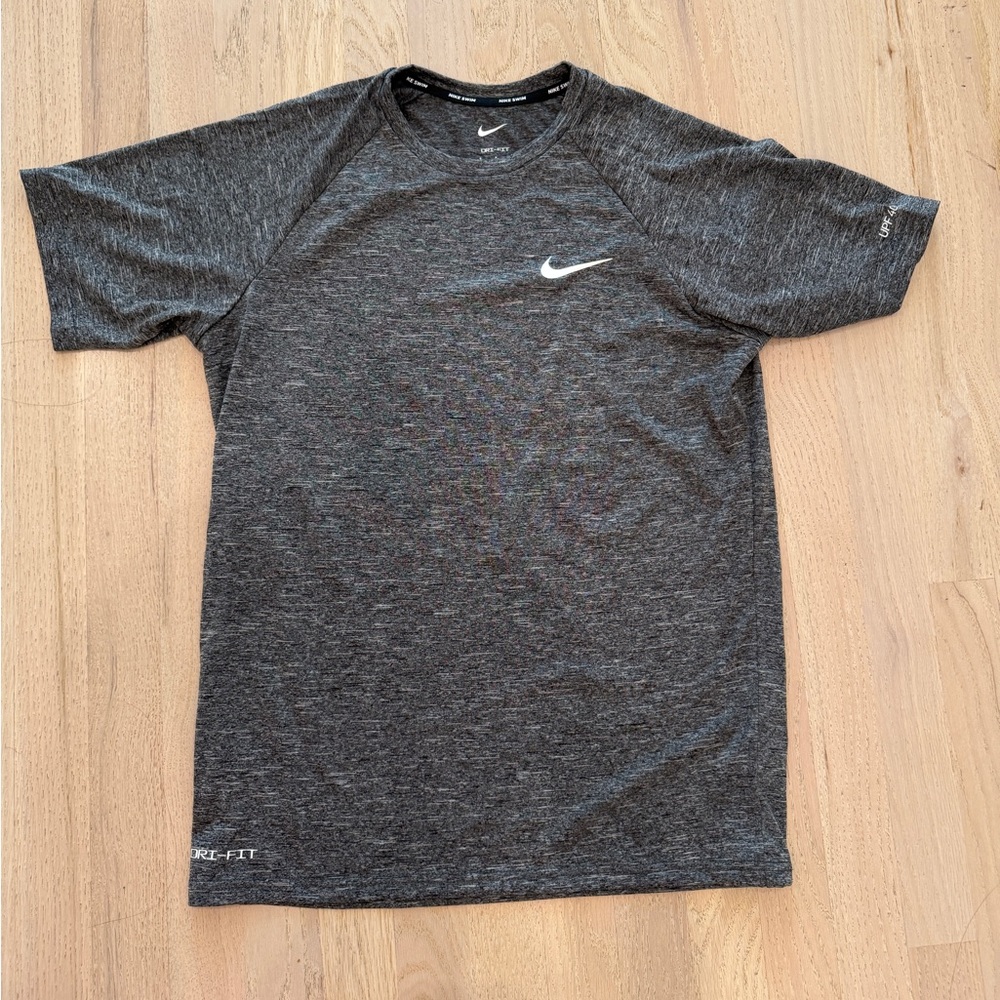 Nike Gray Swim Shirt/Rashgaurd